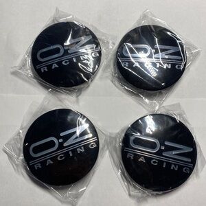 OZ Black M595 Wheel Center Caps PA66M15 62mm set of 4